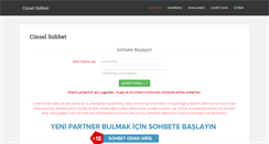 Desktop Screenshot of cinselsohbet.com.tr
