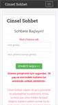 Mobile Screenshot of cinselsohbet.com.tr