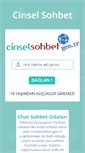 Mobile Screenshot of cinselsohbet.gen.tr